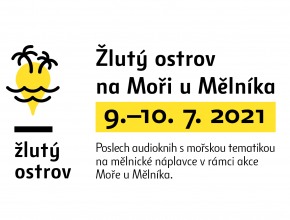 Žlutý ostrov na moři